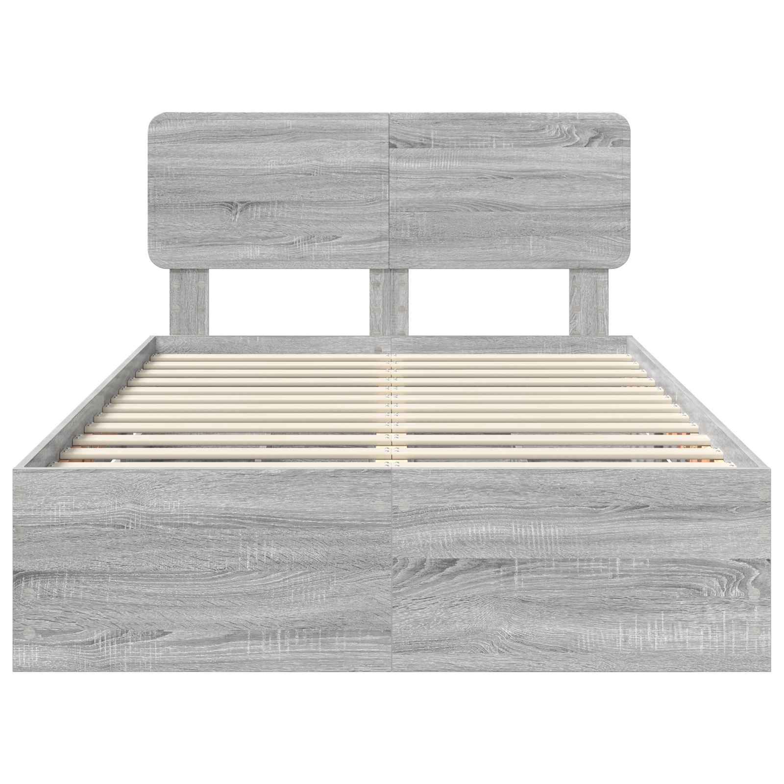 Struttura del letto con cassetto Grigio Sonoma 120 x 200 cm 3412211
