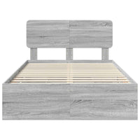 Struttura del letto con cassetto Grigio Sonoma 120 x 200 cm 3412211