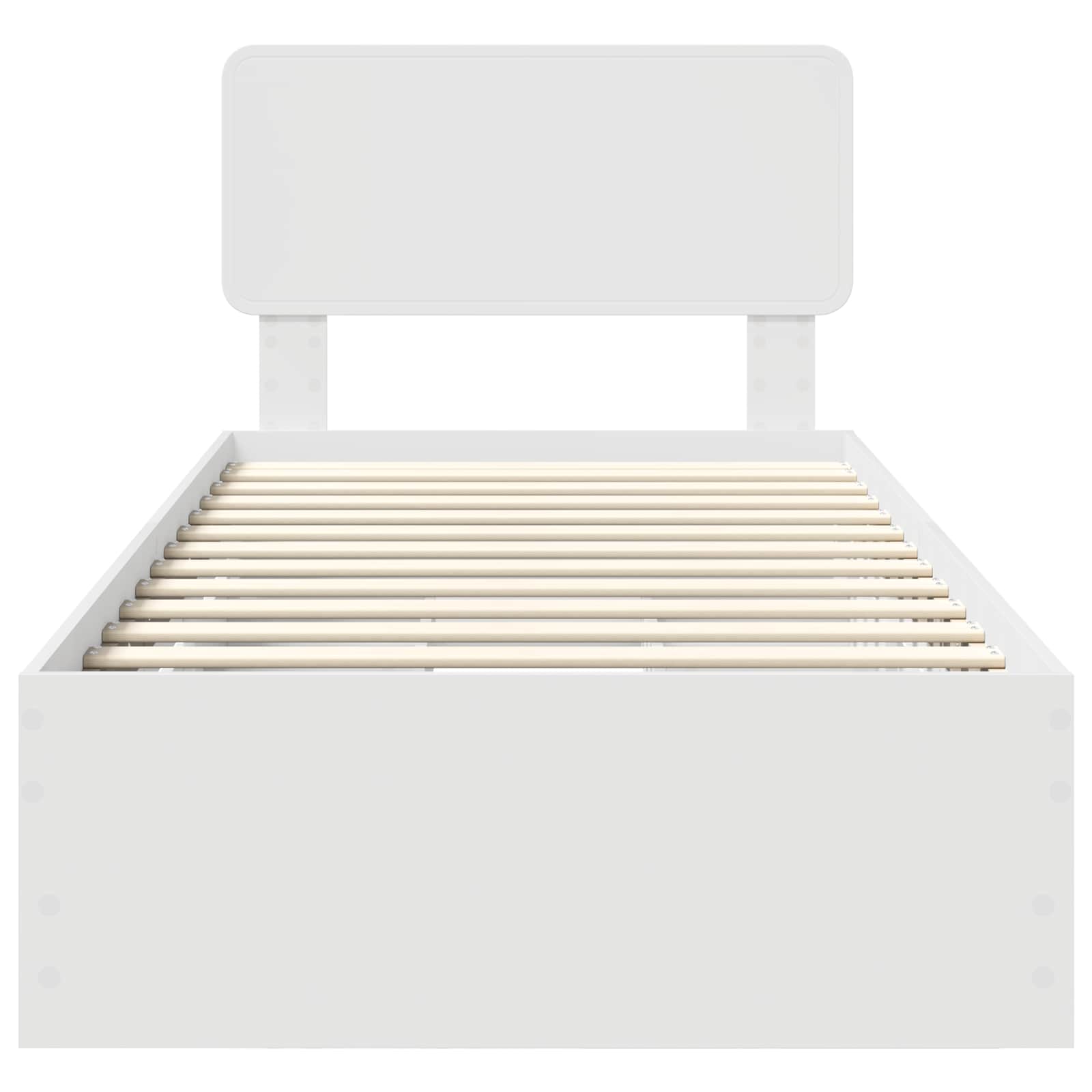 Struttura del letto Bianco 90 x 190 cm Legno Ingegnerizzato 3412220