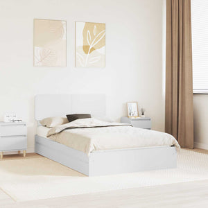 Letto con Contenitore Bianco 120 x 200 cm Legno multistrato 3412290