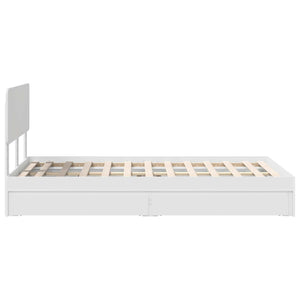 Letto con Contenitore Bianco 120 x 200 cm Legno multistrato 3412290