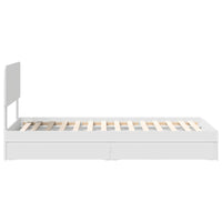 Letto con Contenitore Bianco 90 x 190 cm Legno multistrato 3412318