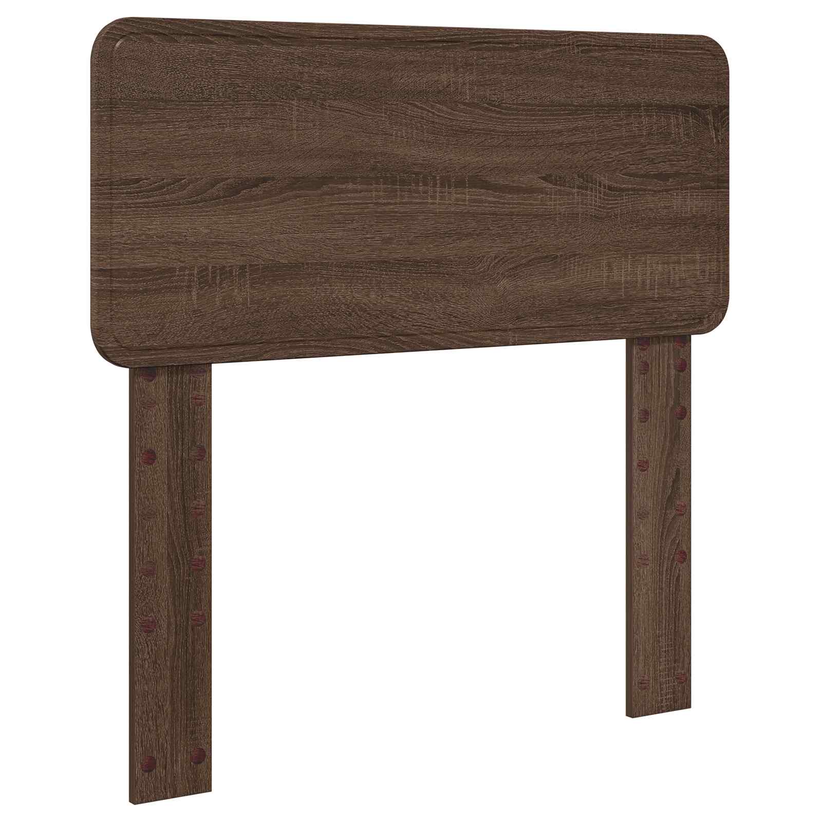 Letto con Contenitore con testiera-Struttura Letto con contenitore Rovere Marrone 75 x 190 cm 751907