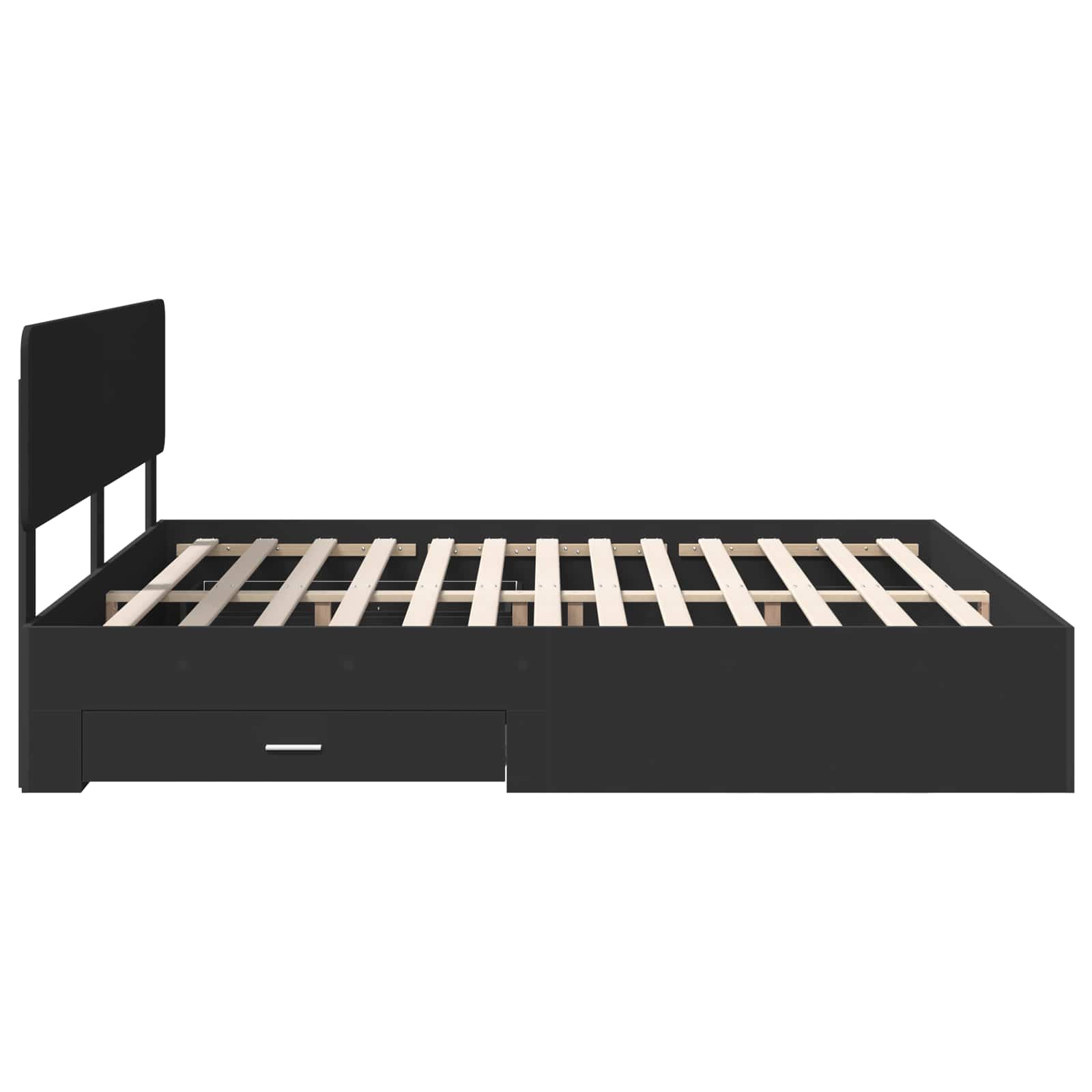 Struttura del letto Nero 180 x 200 cm Legno multistrato 3412340