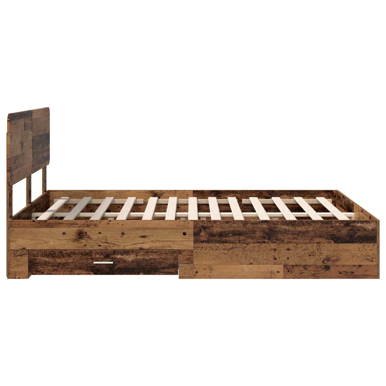 Struttura del letto con testiera Legno vecchio 140 x 190 cm 3412380