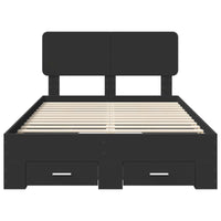 Struttura del letto Nero 135 x 190 cm Legno multistrato 3412383