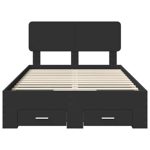 Struttura del letto Nero 135 x 190 cm Legno multistrato 3412383