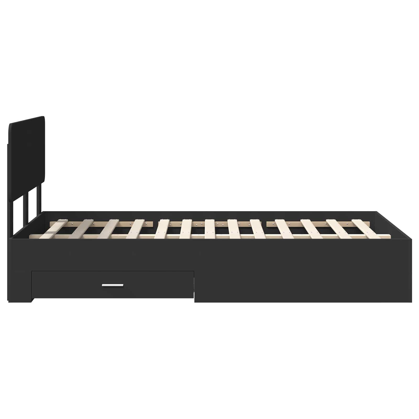 Struttura del letto Nero 135 x 190 cm Legno multistrato 3412383