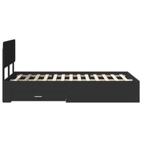 Struttura del letto Nero 135 x 190 cm Legno multistrato 3412383