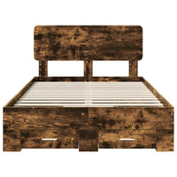 Struttura del letto Rovere fumé 120 x 200 cm Legno multistrato 3412395