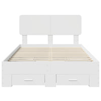 Struttura del letto Bianco 120 x 190 cm Legno multistrato 3412400