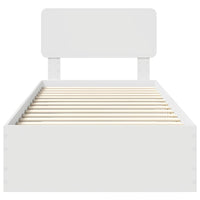 Struttura del letto Bianco 100 x 200 cm Legno multistrato 3412409