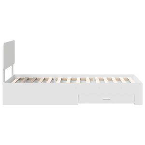 Struttura del letto Bianco 100 x 200 cm Legno multistrato 3412409