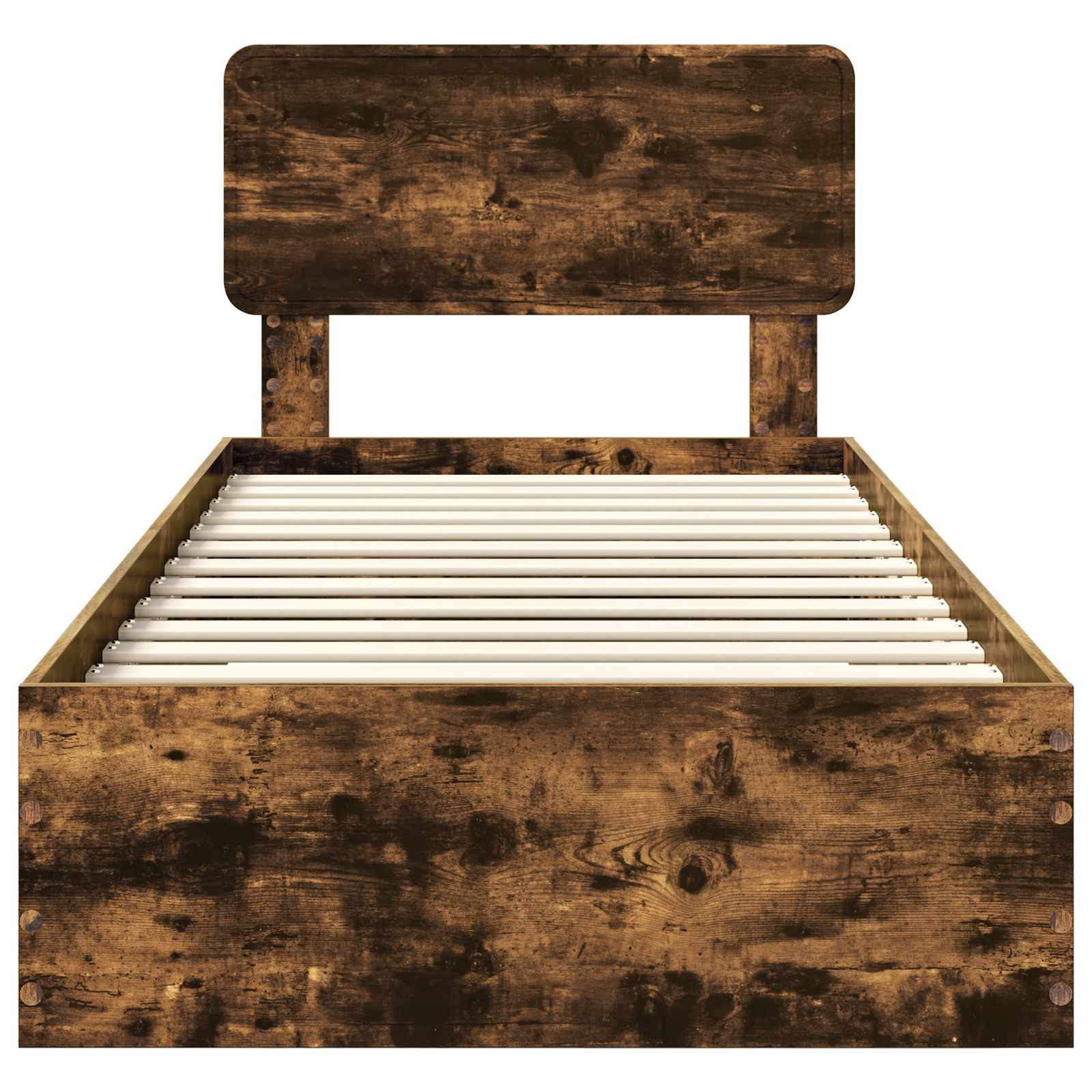 Struttura del letto Rovere fumé 100 x 200 cm Legno multistrato 3412413