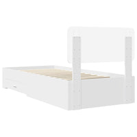 Struttura del letto Bianco 90 x 190 cm Legno multistrato 3412427