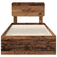 Struttura del letto Legno vecchio 90 x 190 cm Legno multistrato 3412434