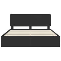 Struttura del letto Nero 180 x 200 cm Legno Ingegnerizzato 3412568