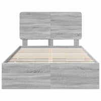 Struttura del letto con cassetto Grigio Sonoma 120 x 190 cm 3412614