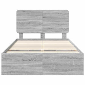 Struttura del letto con cassetto Grigio Sonoma 120 x 190 cm 3412614