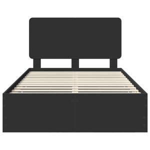Struttura del letto Nero 120 x 200 cm Legno Ingegnerizzato 3412617