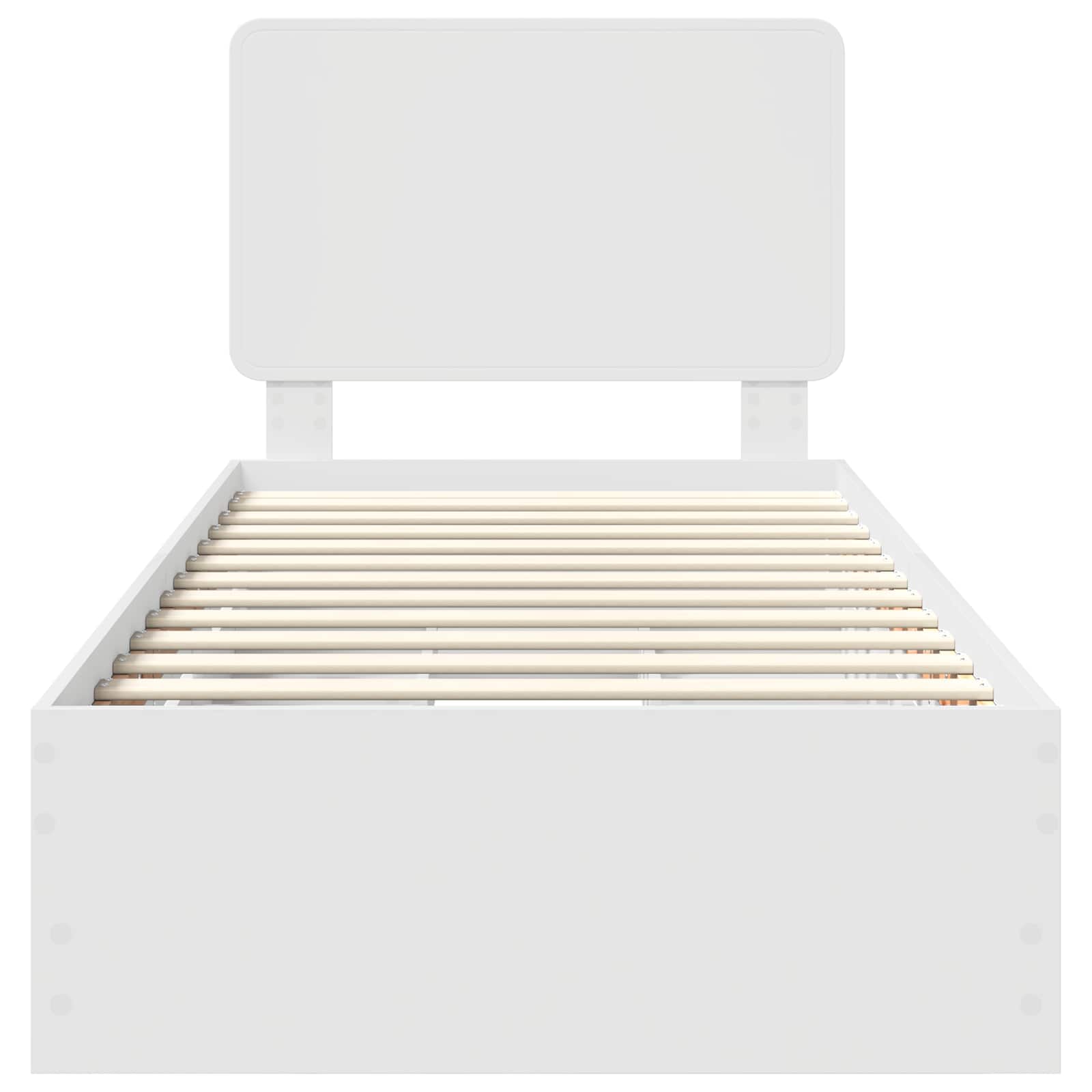 Struttura del letto Bianco 90 x 200 cm Legno Ingegnerizzato 3412637