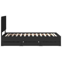 Struttura del letto Nero 90 x 200 cm Legno Ingegnerizzato 3412638