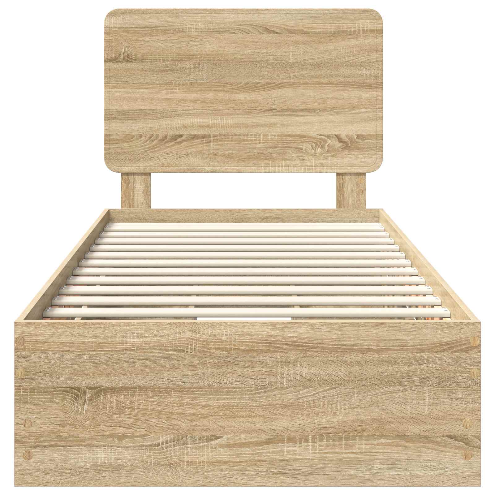 Struttura del letto con cassetto Rovere Sonoma 90 x 200 cm 3412639