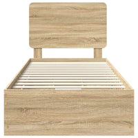 Struttura del letto con cassetto Rovere Sonoma 90 x 200 cm 3412639