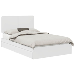 Letto con Contenitore Bianco 120 x 200 cm Legno multistrato 3412700