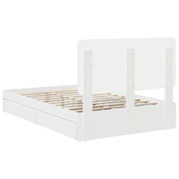 Letto con Contenitore Bianco 120 x 200 cm Legno multistrato 3412700