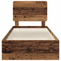 Struttura del letto Legno vecchio 90 x 200 cm Legno multistrato 3412835