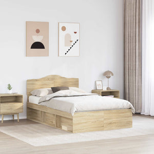 Struttura del letto Sonoma 120 x 190 cm Pino massello 3412927