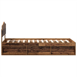 Struttura del letto Legno vecchio 75 x 190 cm Pino massello 3412968