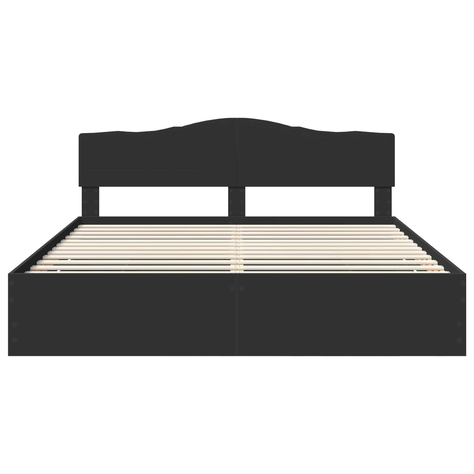 Struttura del letto Nero 180 x 200 cm Legno Ingegnerizzato 3412978