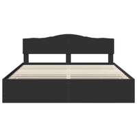 Struttura del letto Nero 180 x 200 cm Legno Ingegnerizzato 3412978