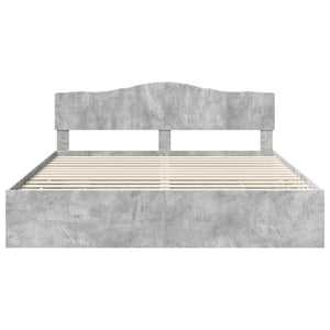 Struttura del letto con cassetto Grigio cemento 180 x 200 cm 3412980