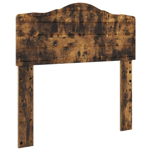 Struttura del letto con cassetto Rovere fumé 90 x 190 cm 3413044