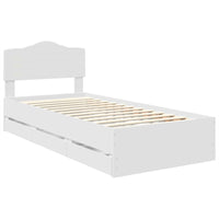 Struttura del letto Bianco 90 x 200 cm Legno Ingegnerizzato 3413047