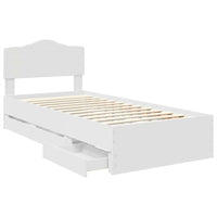 Struttura del letto Bianco 90 x 200 cm Legno Ingegnerizzato 3413047