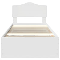 Struttura del letto Bianco 75 x 190 cm Legno Ingegnerizzato 3413054