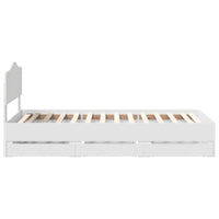 Struttura del letto Bianco 75 x 190 cm Legno Ingegnerizzato 3413054