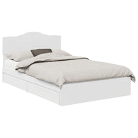 Letto con Contenitore Bianco 120 x 200 cm Legno multistrato 3413110