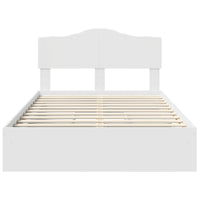 Letto con Contenitore Bianco 120 x 200 cm Legno multistrato 3413110