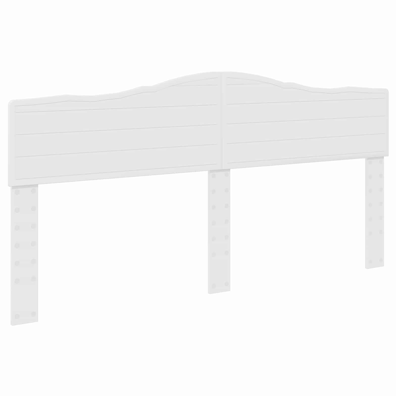 Struttura del letto Bianco 200 x 200 cm Legno multistrato 3413152
