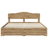 Struttura del letto Rovere artigianale 180 x 200 cm 3413167