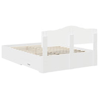 Struttura del letto Bianco 140 x 190 cm Legno multistrato 3413193