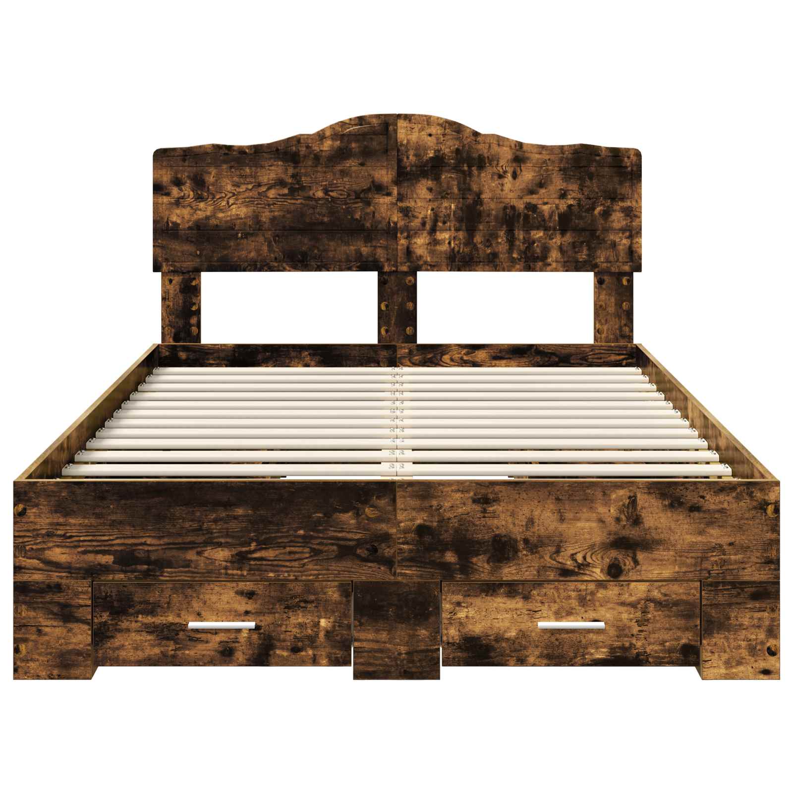 Struttura del letto Rovere fumé 135 x 190 cm Legno multistrato 3413206