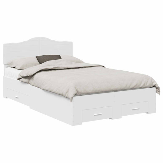 Struttura del letto Bianco 120 x 190 cm Legno multistrato 3413220