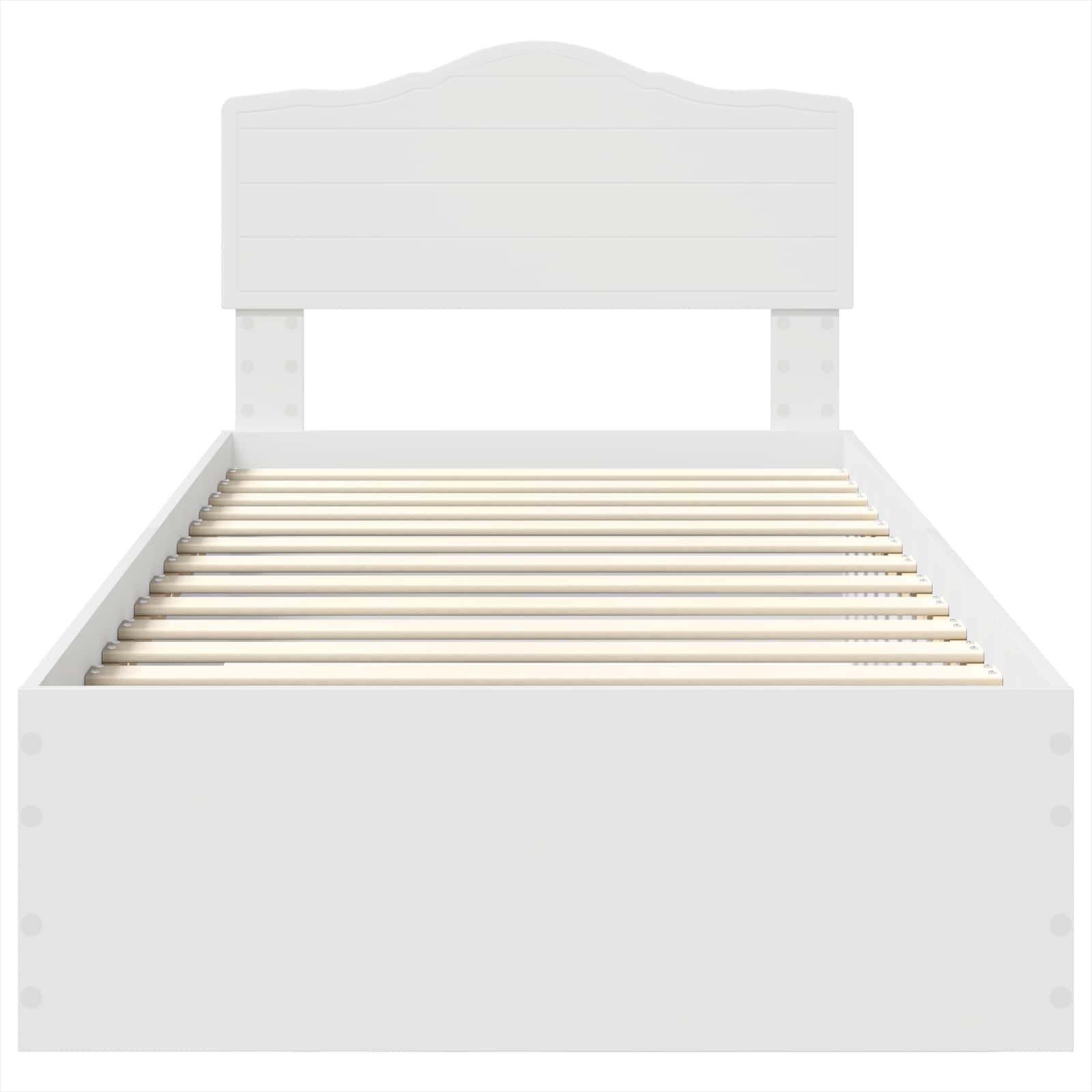 Struttura del letto Bianco 90 x 200 cm Legno multistrato 3413238