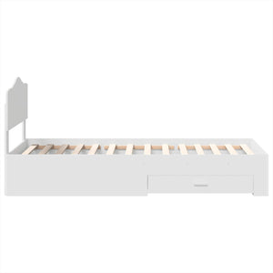 Struttura del letto Bianco 90 x 200 cm Legno multistrato 3413238